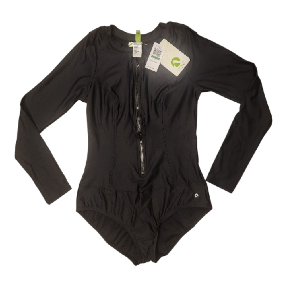 Black Long Sleeve Swim Wear